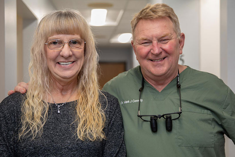 dental patient smiling