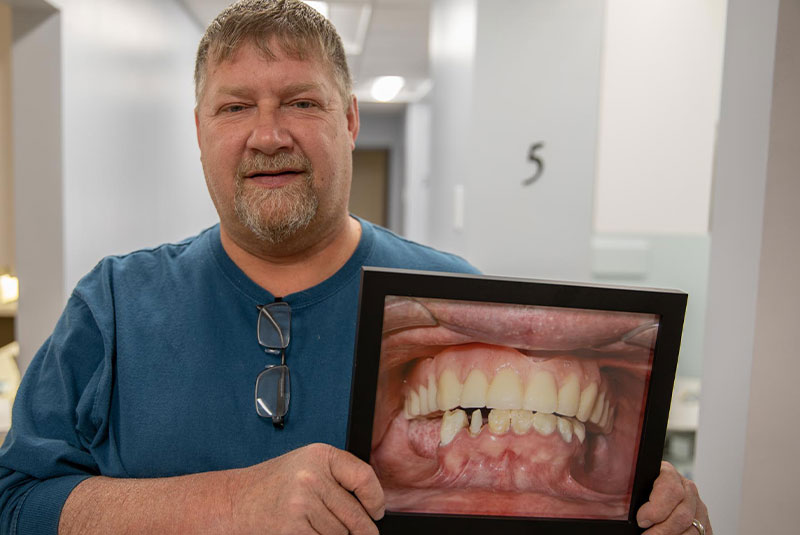 dental patient smiling